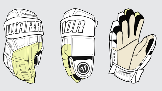 Warrior Custom Player Hockey Gloves